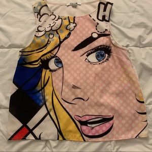 Forever 21 Pop Art Women’s Shirt Large